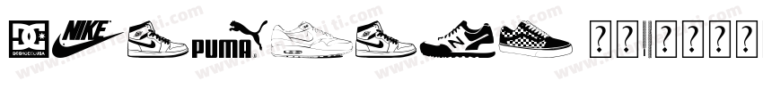 Sneakers 字体字体转换